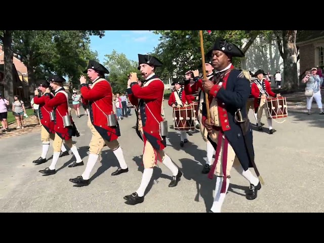 Colonial Williamsburg Senior Corps Fifes & Drums Graduation March, 2023-07-12