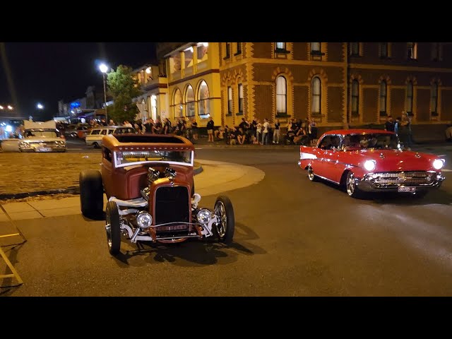 Late Night Rod Run - Custom Hot Rods Come Out To Play!