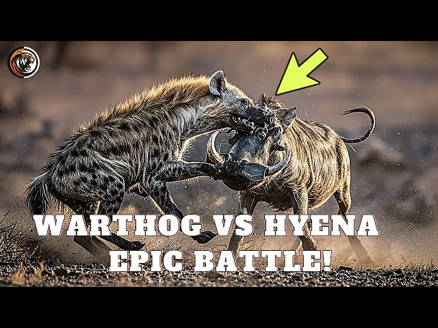 Warthog vs. Hyena: Who's REALLY Stronger? (Epic Wildlife Battle)