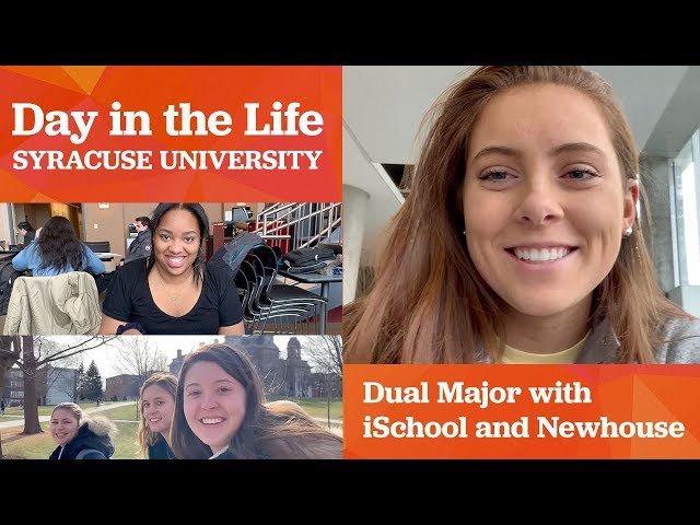 Day in the Life at Syracuse University: iSchool/Newhouse Dual Major  | VLOG