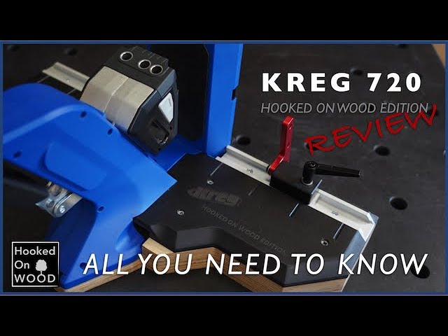 Kreg 720 Hooked on Wood edition review! Making of a Kick-Ass platform