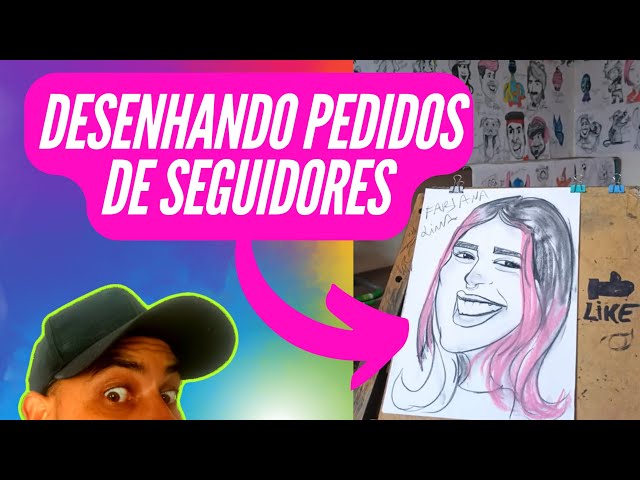 Desenhando pedidos de seguidores #caricatuba