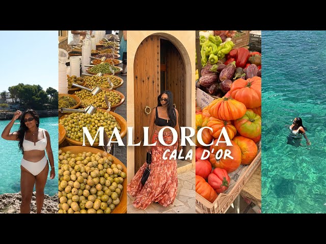 MALLORCA VLOG | Cala D'or, Santanyi Farmer's Market, The BEST Beaches in Mallorca