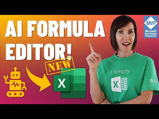 NEW AI Formula Editor INSIDE Excel WRITES FORMULAS FOR YOU!