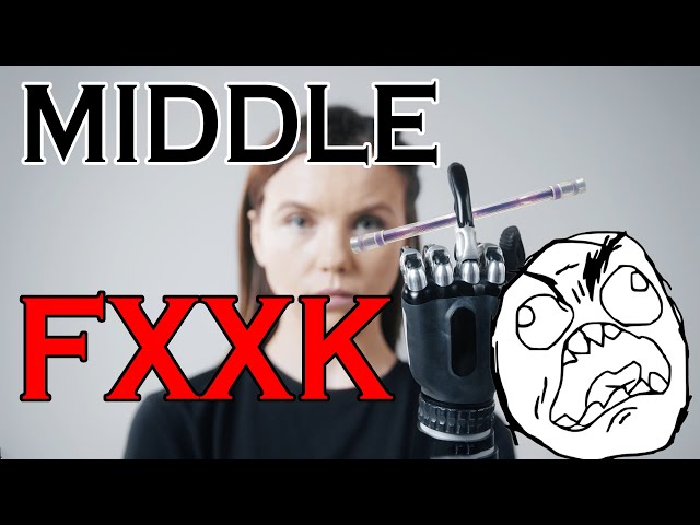 Middle FXXK tutorial. Penspinning trick just in 1 minute