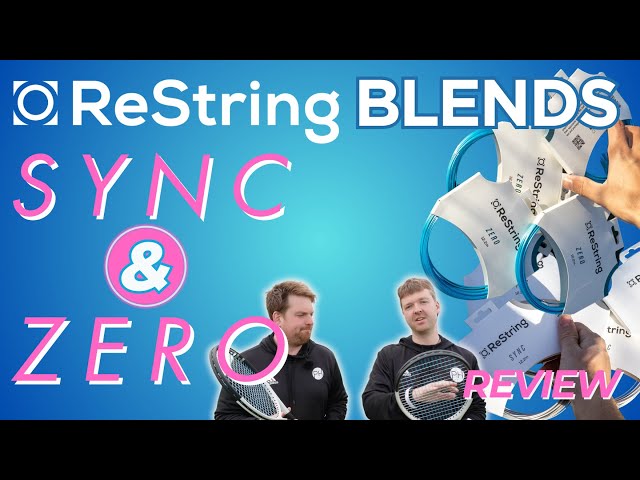 REVIEW: ReString Zero AND Restring Sync | The Two Best tennis strings together | Hybrid Strings