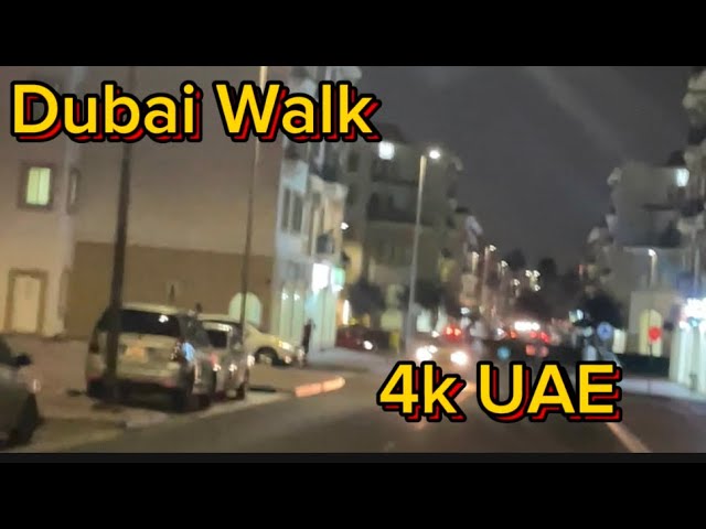 Dubai Walk UAE 4k