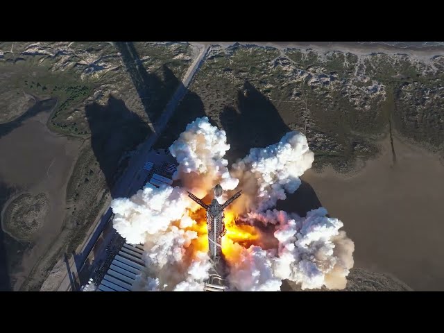 Launching Starship falcon on its 7th flight test @SpaceX