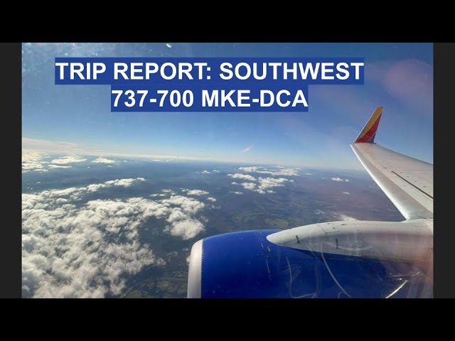 Trip Report: Southwest 737-700 MKE-DCA