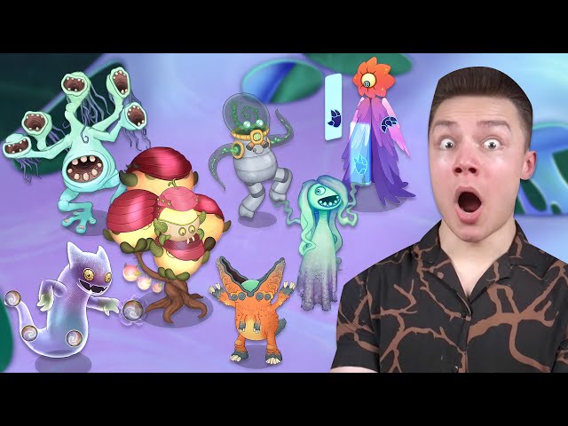 PLASMA ISLET Discovery! - NEW Ethereal Island, All Monsters & LOWB (My Singing Monsters)