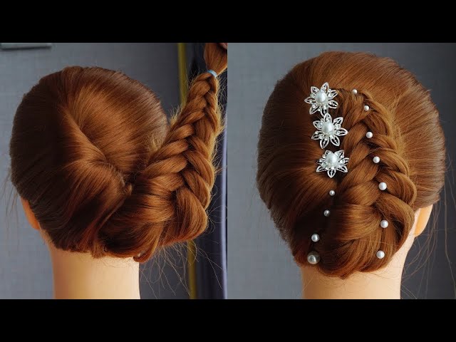 French Braid Hairstyle For Wedding - French Updo Hairstyle