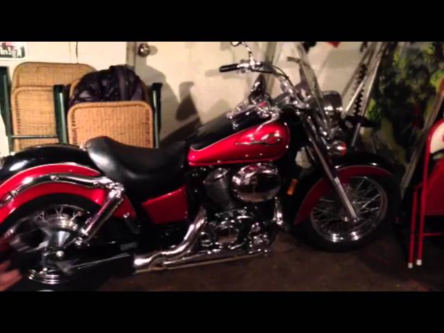 Honda Shadow ACE 750 Baffle Removal