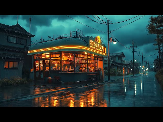 Experience 1980s & 90s Lofi Hip Hop Beats | Productivity Rainy Nights | Nostalgic Japan | Retro Vibe