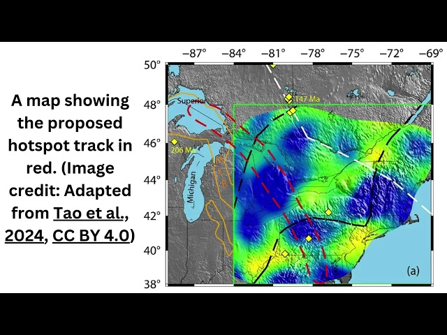 Scientists find hidden hotspot that helped create the Great Lakes before North America even existed