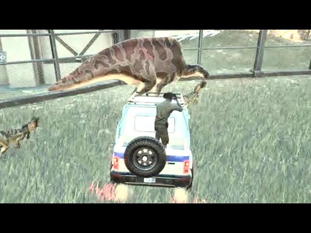 Park Ranger vs 150 dinosaur Jurassic World