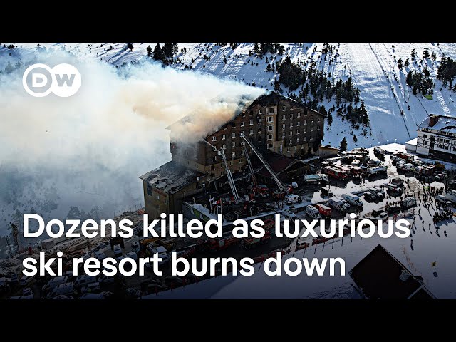 9 people detained in connection to ski resort blaze in Turkey that killed at least 76 | DW News