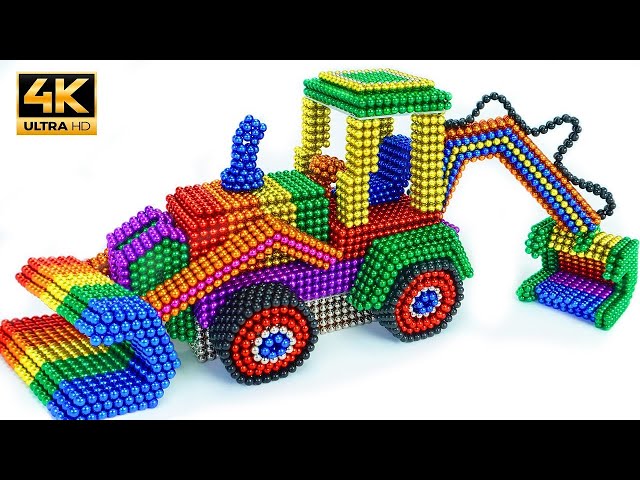 🔴TOP! DIY – How to make a Caterpillar 415F2 wheel loader with a magnetic ball (ASMR) #101