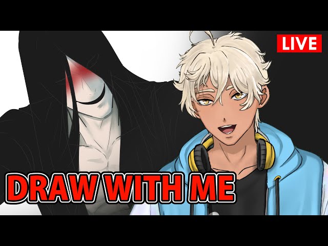 (Art & Chatting) Draw Spooky hot Boyfriends with me | Vtuber EN/ID