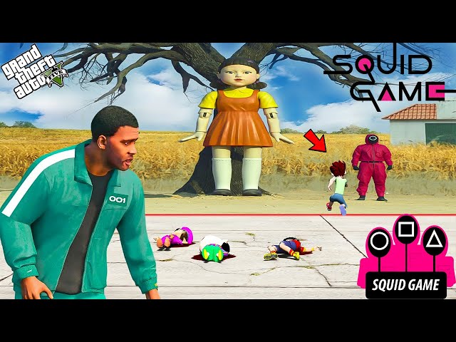 GTA 5 : Shinchan Join Squid Game Challenge in GTA 5