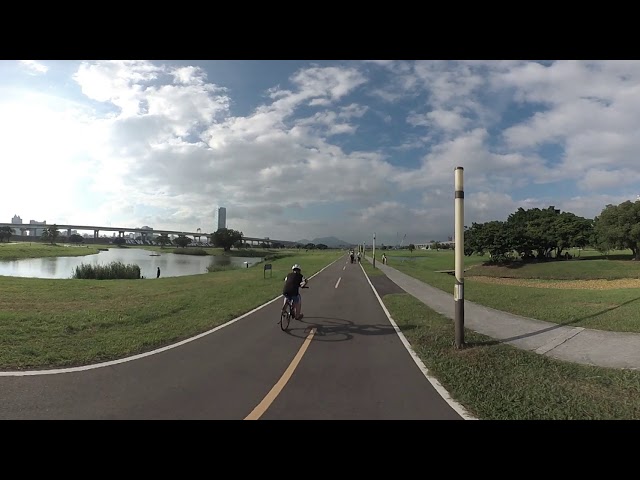 Ubike -01-土城到淡水-【環景VR360】