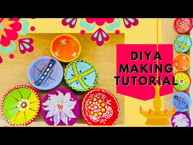 6 Very Easy & Beautiful Diya Decorations Ideas/Diwali Diya painting/ Diwali decoration #Diyapainting