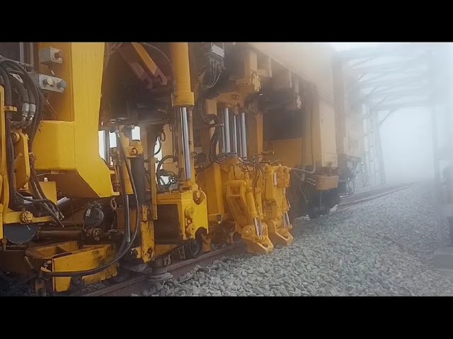 Railway Track Tamping Work @ravivlogs8589