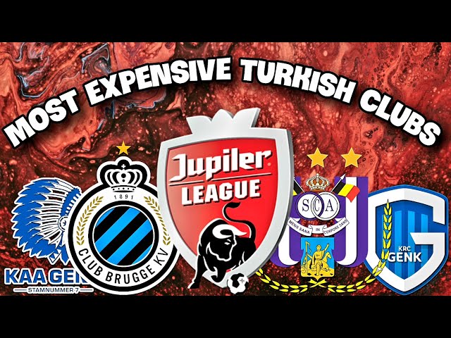 Top 18 Most Valuable Clubs in Belgian Jupiter Pro League! (Anderlecht, Genk, Club Brugge... )