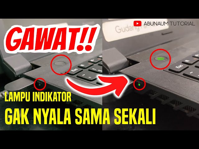 Tutorial Cara Mengatasi Laptop Mati Total | Lampu Indikator pun Tidak Nyala Sama Sekali!!