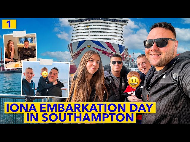 EMBARKATION DAY IN SOUTHAMPTON | P&O Iona Canaries Cruise