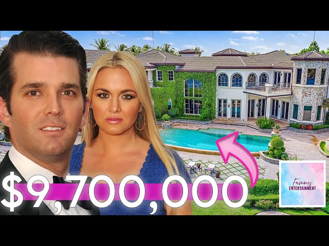 Donald Trump JR  & Kimberly Guilfoyle’s NEW $9.7M Florida Mansion | House Tour 2024