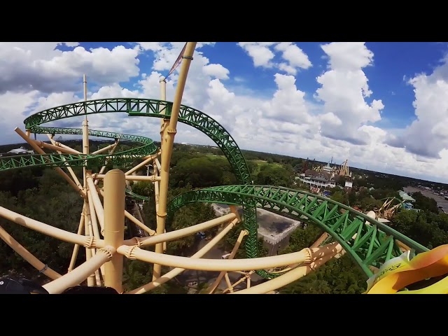 [4K] Cheetah Hunt - Front Row 360 Point of View - Busch Gardens (Tampa Bay, Florida)