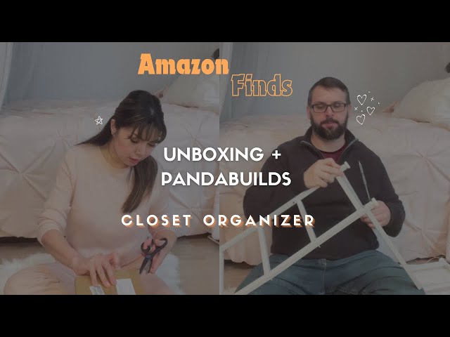 How easy to build a Fabric Dresser for Closet Organizing / PandaBuilds Ep. 3 #amazon  #Pandabuilds