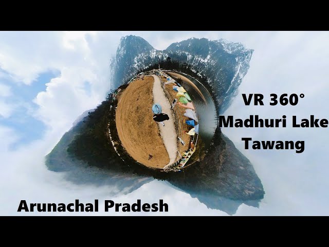 VR 360° Sangestar Tso aka Madhuri Lake, Bum La Pass, Tawang, Arunachal Pradesh 2022