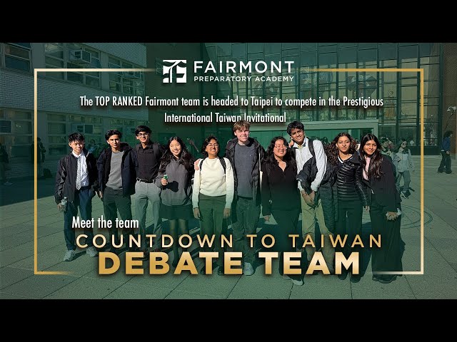 Countdown to Taiwan: Fairmont Prep's Debate Team Preps for Their Big Trip | Fairmont Prep Academy