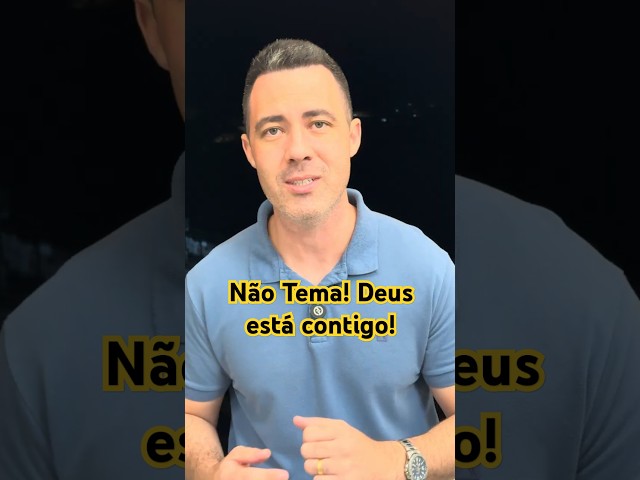 Não Tema! Deus está contigo! #jesus #fé #paz #shorts