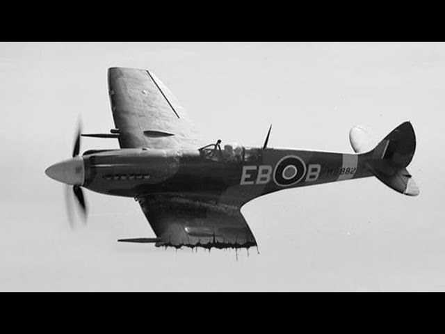 Luftwaffe Ace Salutes and Spares Injured Spitfire