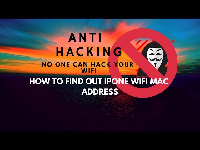 How to find out Iphone Iso wifi Mac Address ANY ISO VERSION VERY SIMPLE