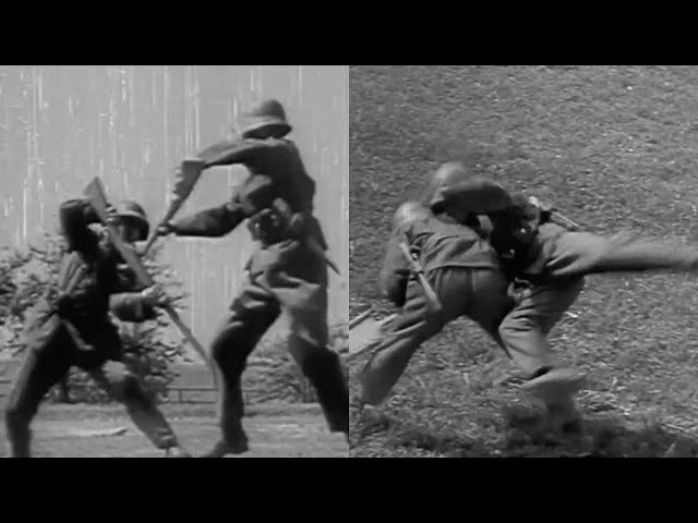 Waffen SS & Werhmacht hand-to-hand combat training