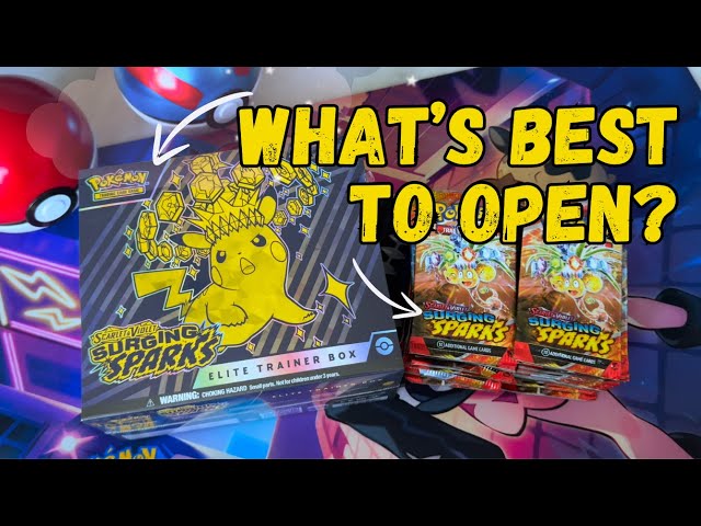 First Time Unboxing Surging Sparks Packs & I Got Huge Card Pulls!