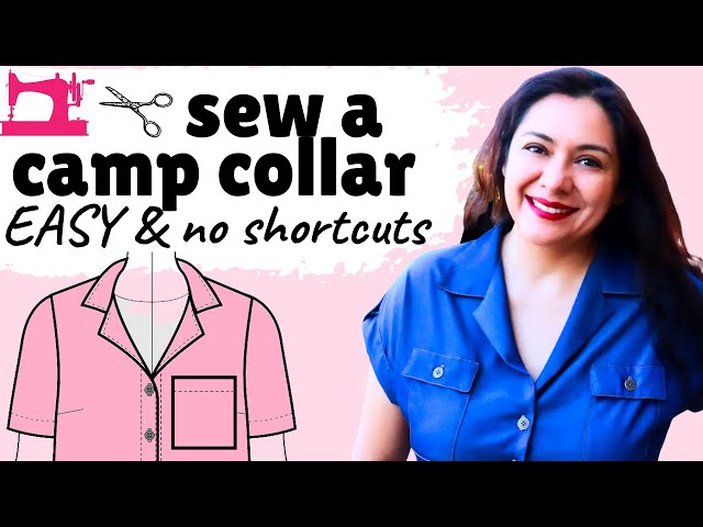 SHORTCUTS? OK, but let's sew it FOR REAL. Traditional Camp Collar. You can do it 💪🏼