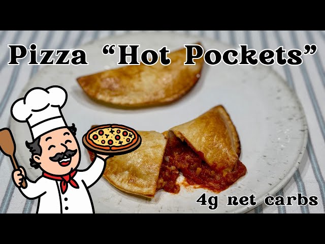 Keto Friendly Pizza "Hot Pocket" - Just 4g Net Carbs Each!