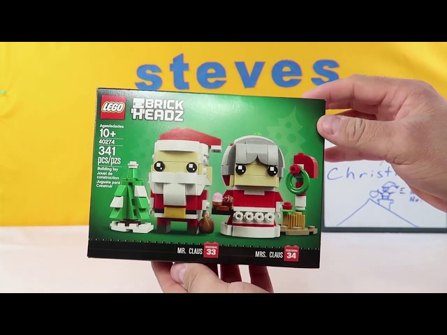 Lego Brick Headz - Santa Claus - Merry Vlogmas Day 24!