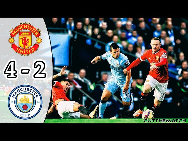 Manchester United vs Manchester City 4-2 Highlights | Premier League 2014/15