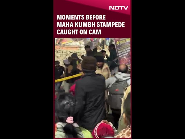 Maha Kumbh Stampede Latest | Moments That Led To Chaos Caught On Cam | Mauni Amavasya