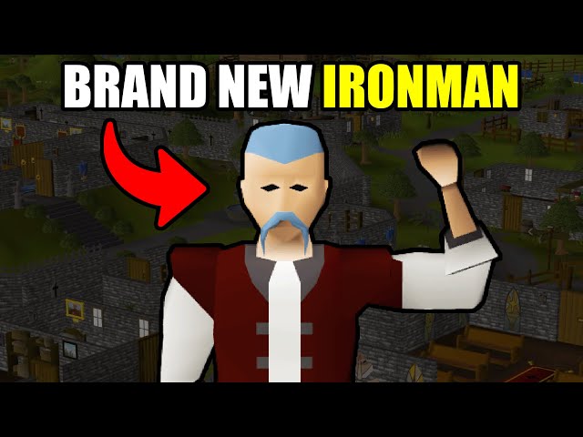 So I started a brand new ironman account... [IRONMAN #1]