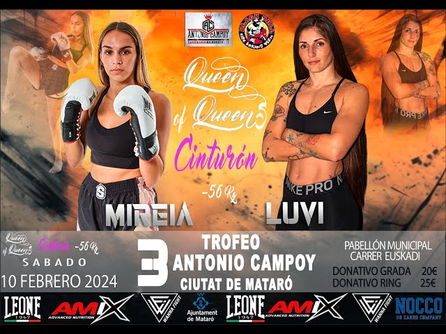 MIREIA GARCIA VS LUVI GUTIERREZ  (CINTURON QUEEN OF QUEENS -56 KG)