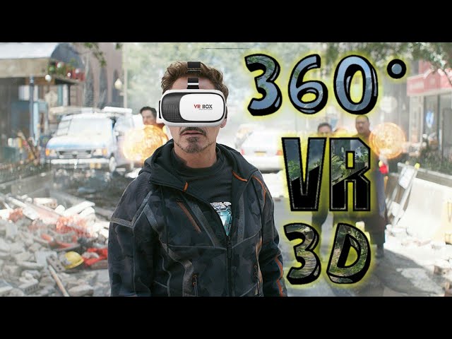 360° VR Avengers scenes  Watch with VR player Escenas de Vengadores 360° VR | Ver con reproductor VR