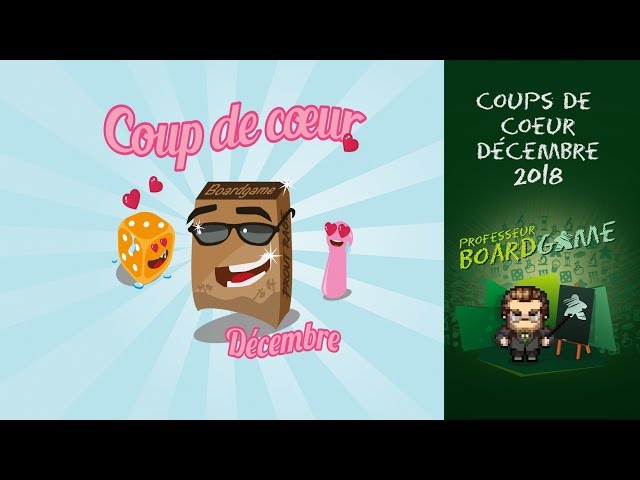 Coups de Coeur - Décembre 2018