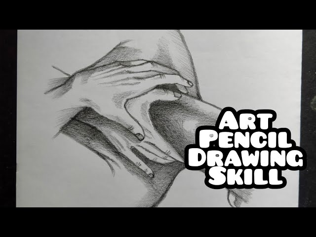 how to make amazing posture skill|pencil drawing figure timelapse