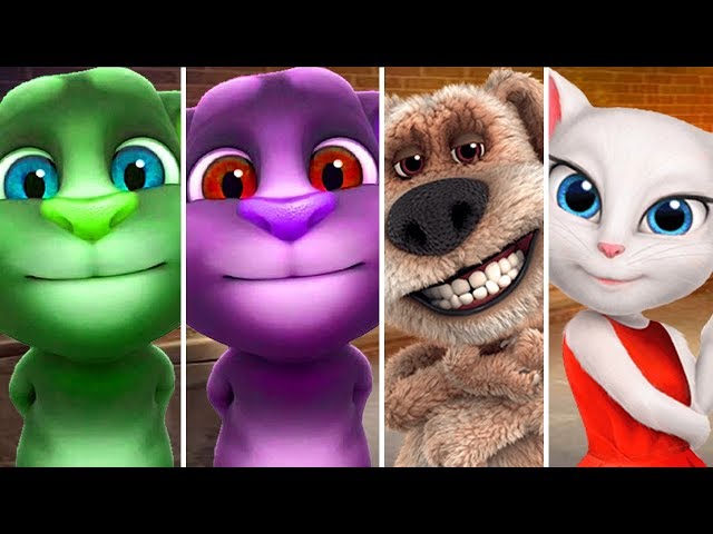 Colors Learn My Talking Angela Wrong Body Colours for Kids Animation Education Cartoon Compilation